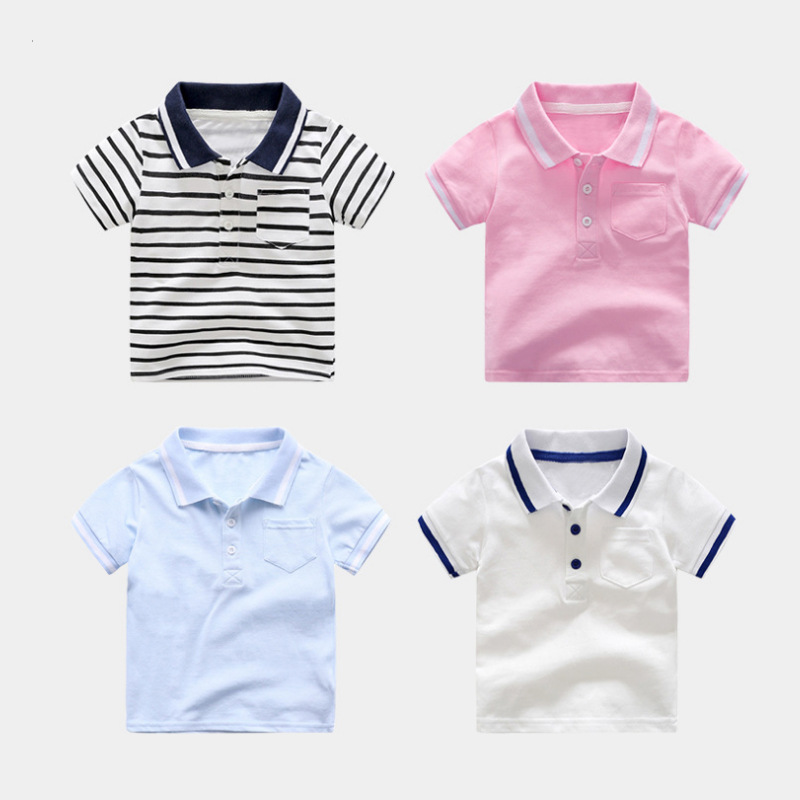 Picture of Boys' Summer Short-sleeved T-shirt Children's Round Collar Shirt Baby's Three-dimensional Cartoon Casual Short-sleeved Top New Fashionable