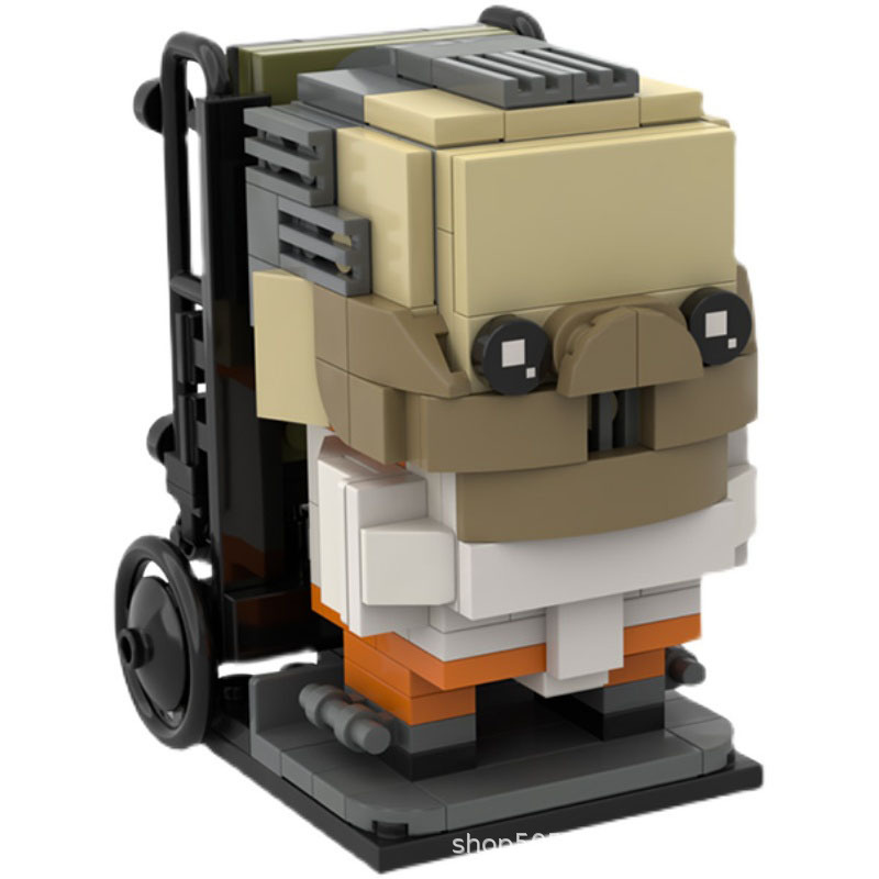 MOC Set Silence of the Lambs Hannibal Compatible Lego Small Particle 46069 Creative Square Head