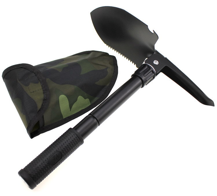Picture of Popular Outdoor Foldableing Military Shovel, Multi-Functional Engineer Shovel, Camping Supplies, Tools, Survival Equipment, Digging