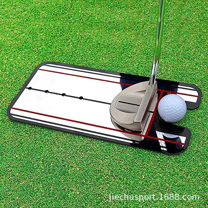 Picture of golf putter mirror putter exerciser swing practice posture correction golf hitting mat golf supplies