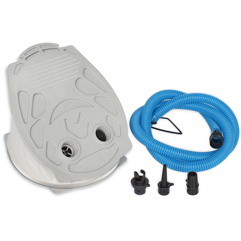 Picture of Enlarge 11-inch rubber boat inflatable pump fishing boat air cushion bed kayak assault boat 7-liter leather foot pump