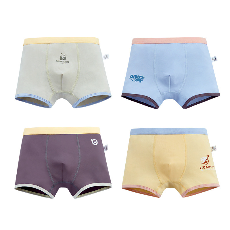Picture of Children's underwear men's boxer cotton children's wholesale student shorts boys a children's Four Corners 9 Cartoon
