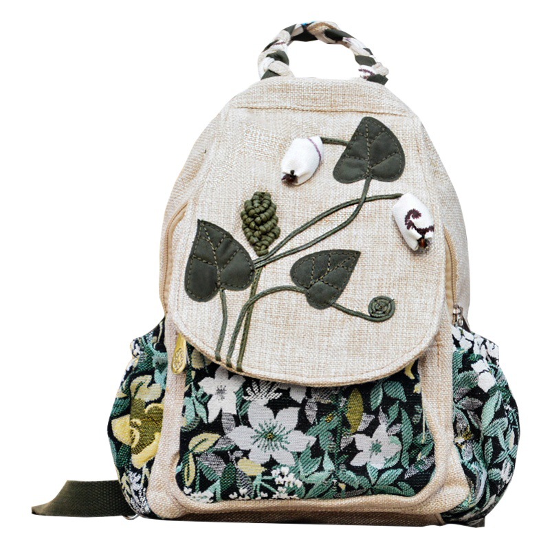 Ancient Style Backpack, Ethnic Style Backpack, Casual Cloth Bag, Backpack, Travel Backpack, Lightweight Backpack, Art Bag