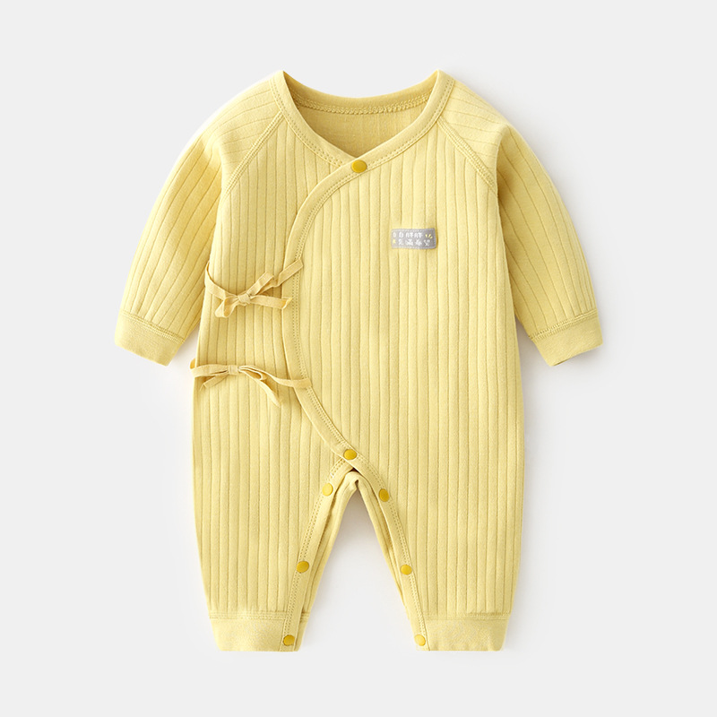 Picture of Newborn Baby Harper Autumn and Winter Pure Cotton Boneless Clothes Newborn Monk Clothes Pajamas for Boys and Girls Baby Jumpsuit Spring and Autumn