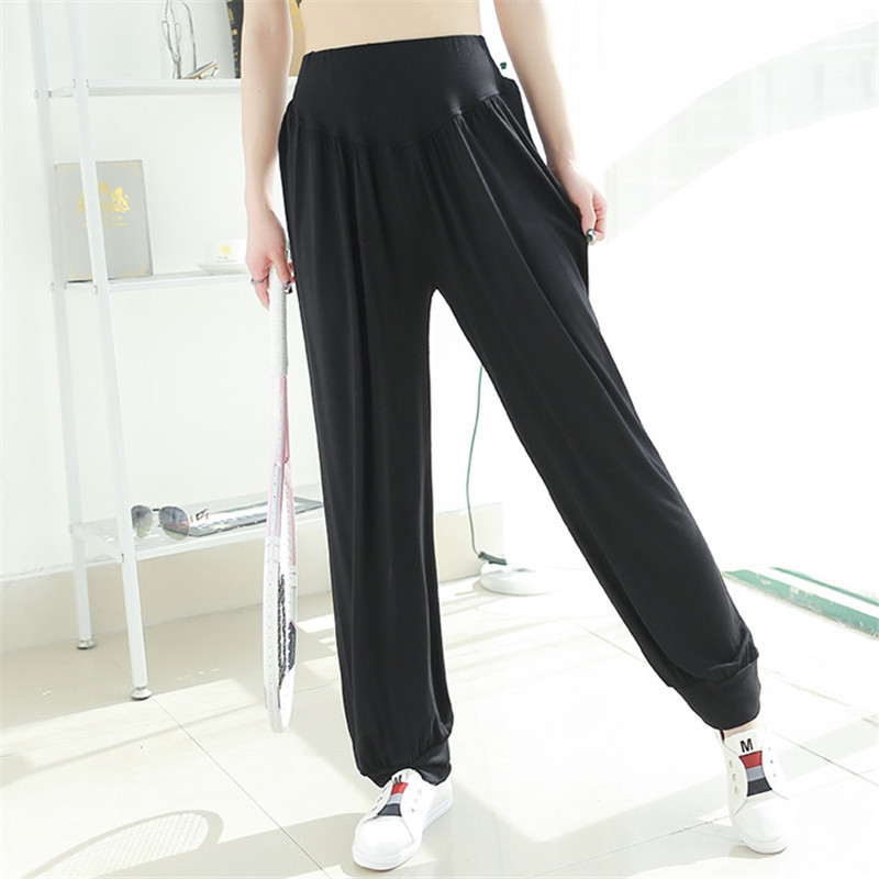 Picture of 2020 New Loose Modal Spring and Autumn Large Size Wushu Yoga Dance Pants Square Dance Tai Chi Pants Women's Pants
