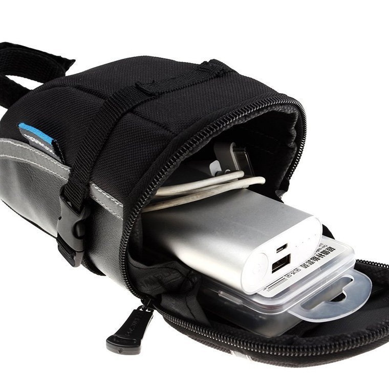 Picture of Bicycle back bag tail bag riding equipment saddle bag tool kit bicycle maintenance tool set 13196