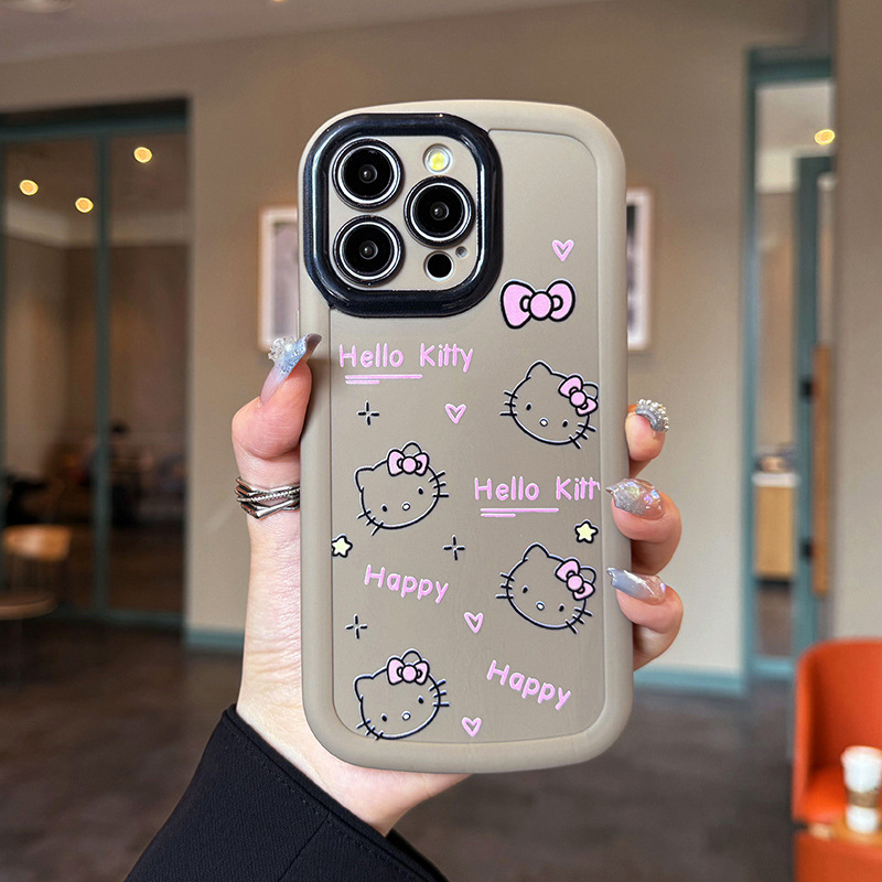 Picture of Suitable for OPPO Find X7 Pro Phone Case X5 Protective Case X3 Frosted Cute Hello Kitty Drop-resistant New