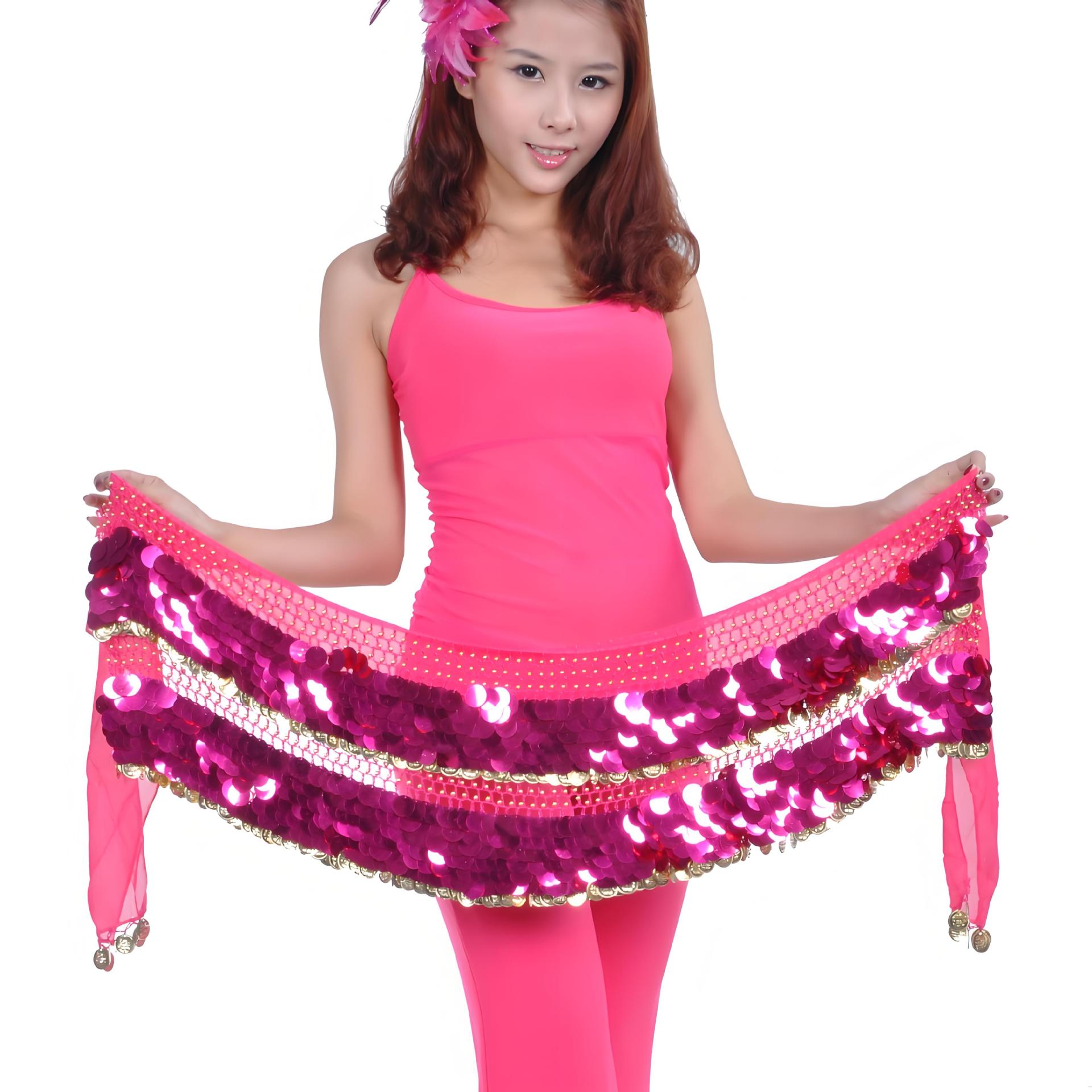 Picture of 220 currency gong waist chain, belly dance waist towel, bellydance,belly dance costume