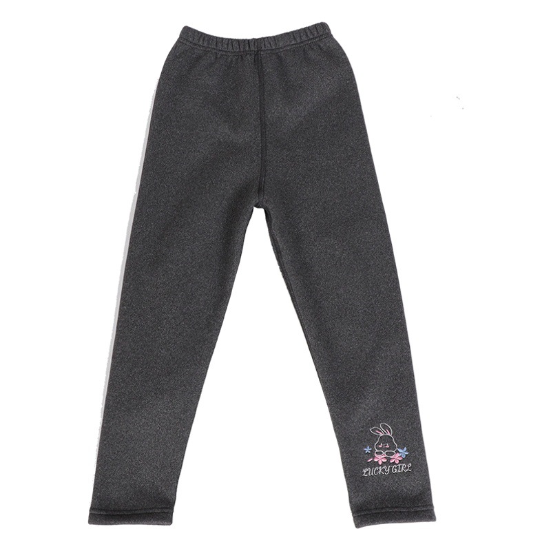 Girls' leggings spring and autumn outdoor wear 2023 New 2-year-old 3 autumn clothes 4 Western style 5 fleece-lined baby Winter Children's pants