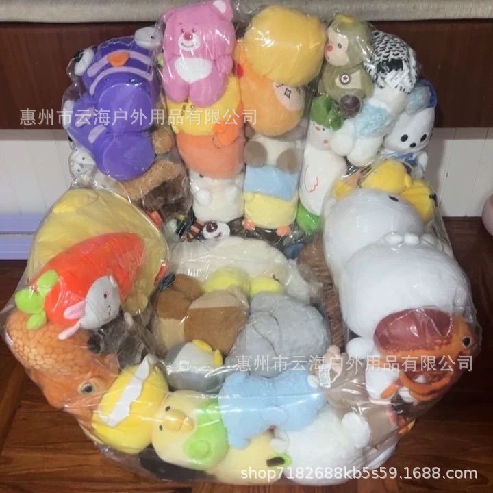 Picture of Internet Celebrous Zipper Transparent Sofa Storage Doll Sofa Photo Photography Sofa Doll Sofa