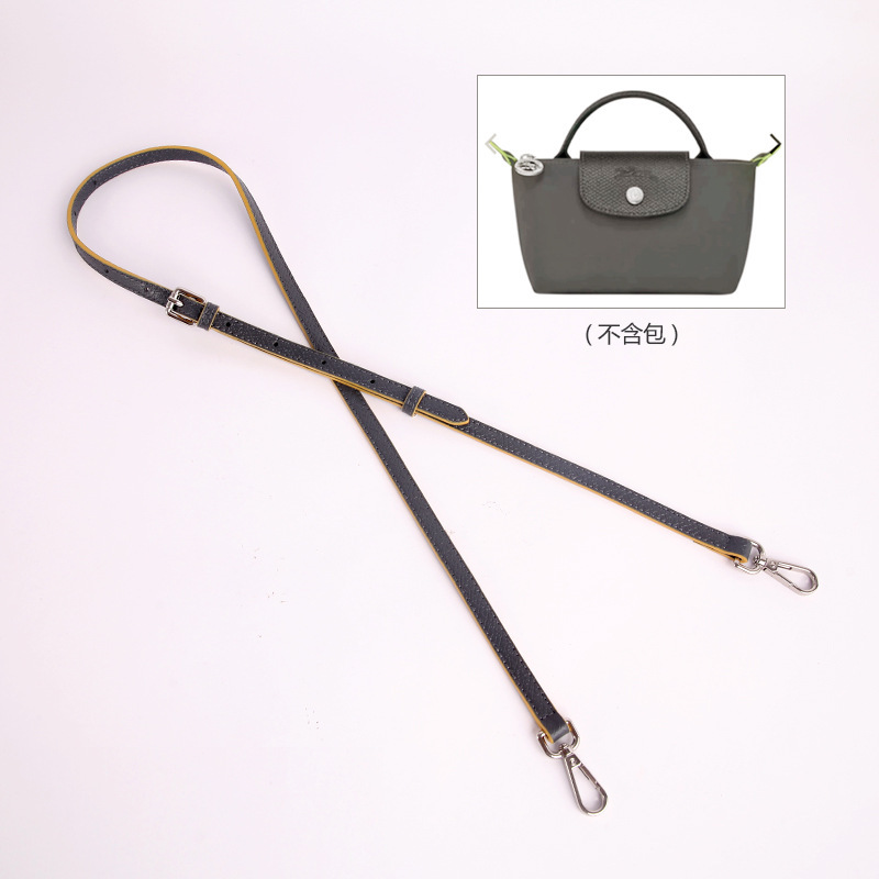 Picture of Mini Dumpling Bag Cowhide Shoulder Strap Punch-Free Crossbody Bag with Mini Adjustable Replacement Genuine Leather Strap