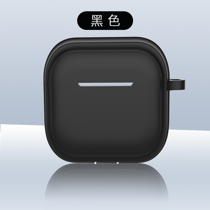 Picture of Simple Pure Color Belt Pendant Suitable for Airpods4 Protective Case Apple 1/2 Silicone Headphone Case with Lanyard Source