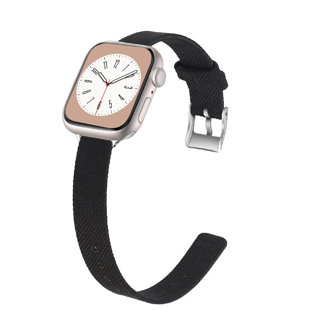 Picture of Suitable for Apple Watch S10 Canvas Nylon Small Waist Women's Watch Strap in Stock