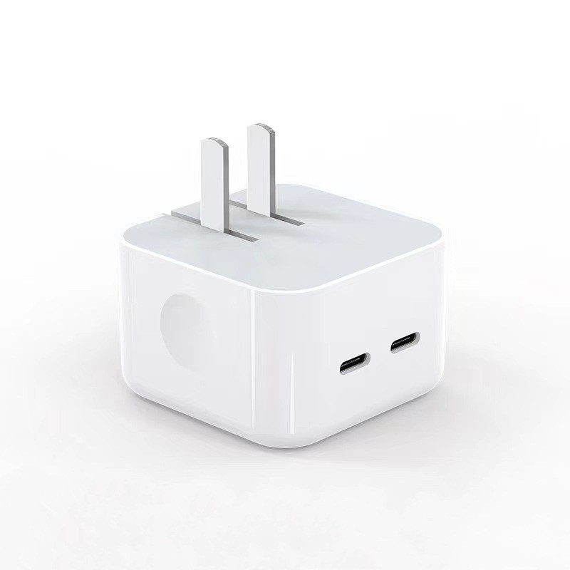 Picture of The pd US charging head is suitable for Apple pd charger European standard PD35W medium standard fast charging head flat power supply fast charging