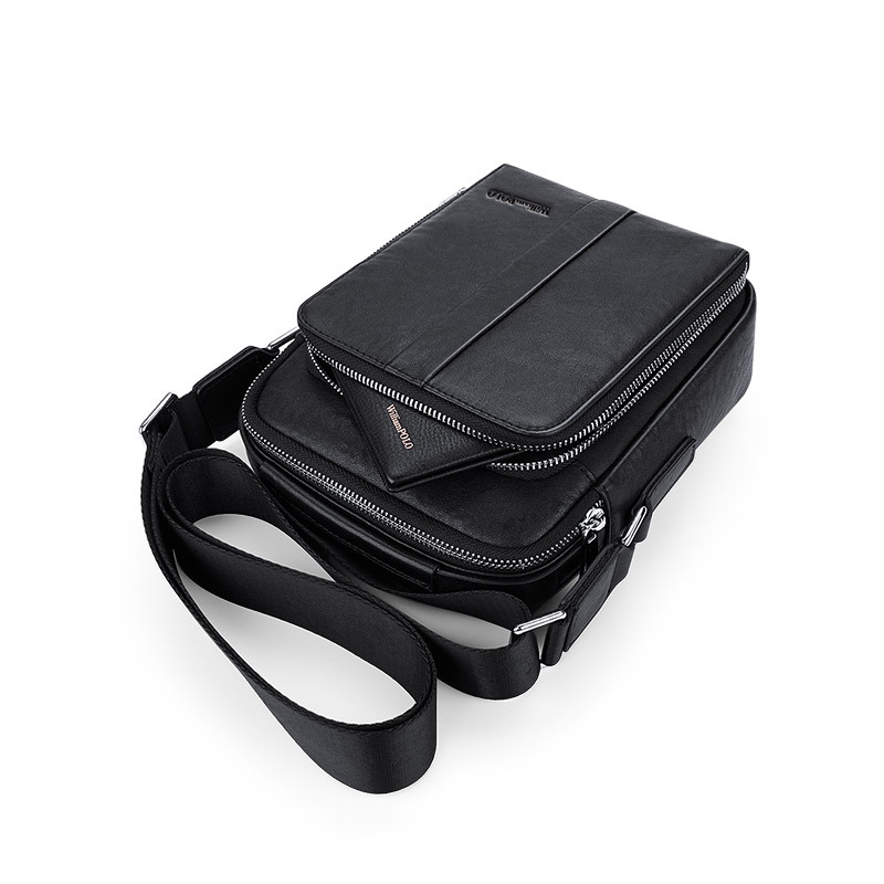 Picture of King Paul Men's Crossbody Bag Shoulder Bag Head Layer Cowhide Bag Mobile Phone Bag Casual Cross-border Wholesale Hair