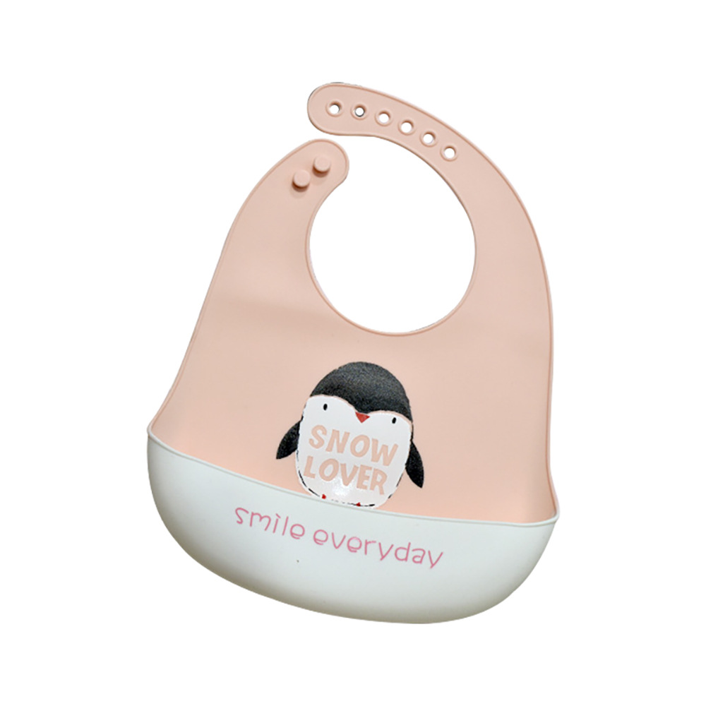 Picture of Baby Dining Bib Stereo Silicone Baby Waterproof Super Soft Food Food Bucket Children Children's Slippery Bucket Wash-Free Cross-Border