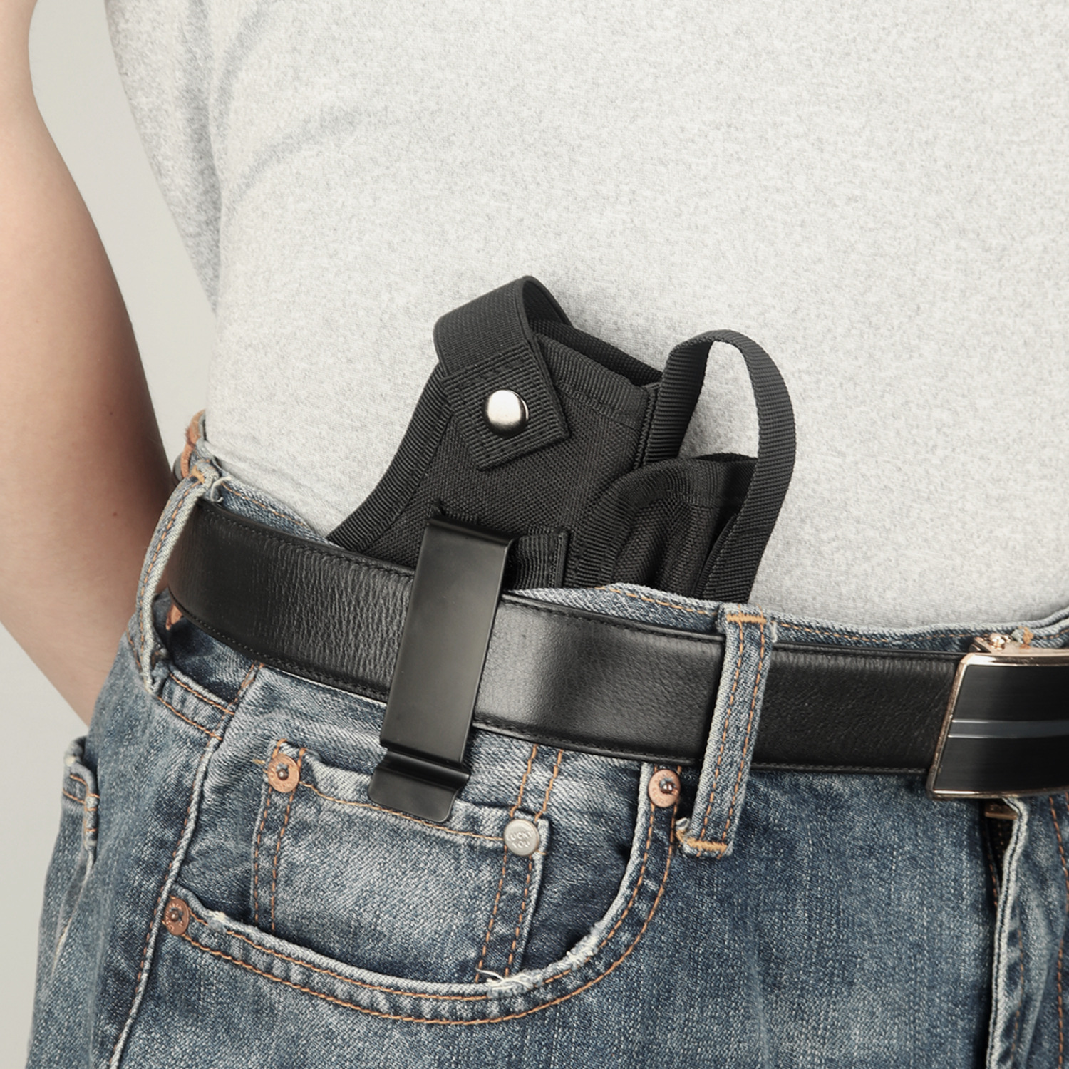 Manba Nylon Holster Prop Gun Bag Universal Wear-Resistant Outdoor Tactical Holster Invisible Quick Draw Holster