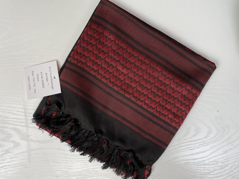 Picture of Eagle Red Arabian Square Scarf Isolation Protective Mask Scarf