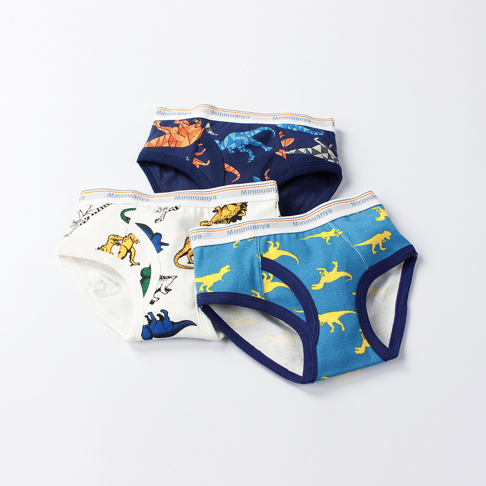 Picture of Children's briefs European and American pure cotton thread baby boy's underwear small and medium-sized children's cartoon breathable boy shorts wholesale