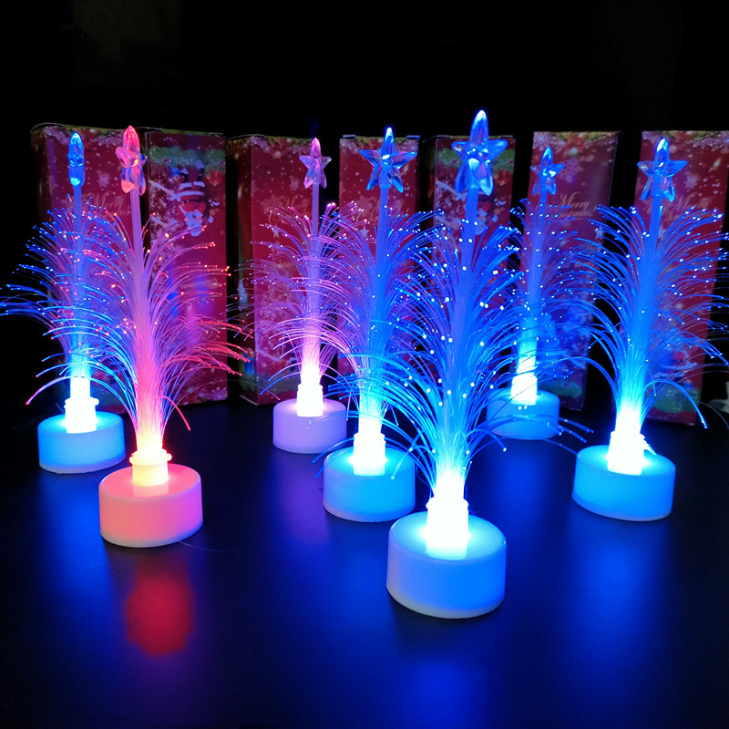 Picture of TikTok Explosions Boxed Dream Fiber Optic Christmas Tree Night Market Best Selling Luminous Toys Factory Direct Flash Christmas Tree
