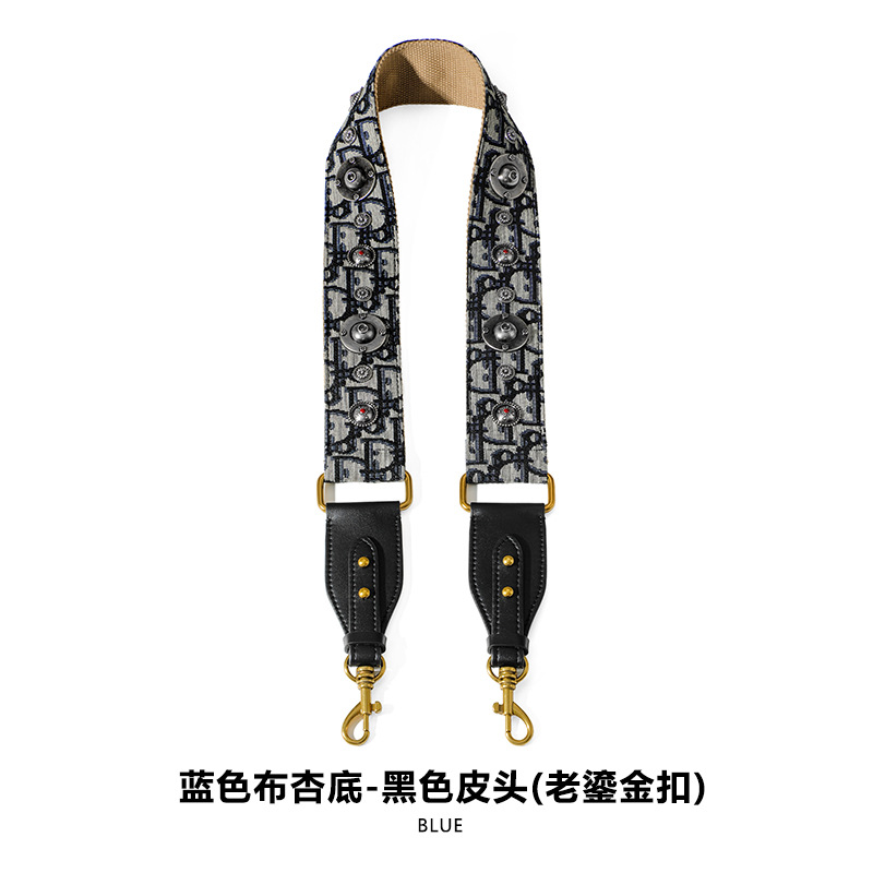 Picture of Mahuangshi MHS-F-66 Wide Bag with Canvas Shoulder Strap Shoulder Crossbody Cowhide Bag Accessories Bag Strap Comfortable D