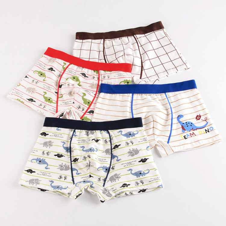 Picture of Cross-border wholesale foreign trade children's underwear primary and secondary school students boxer combed cotton boys underwear a generation of postage