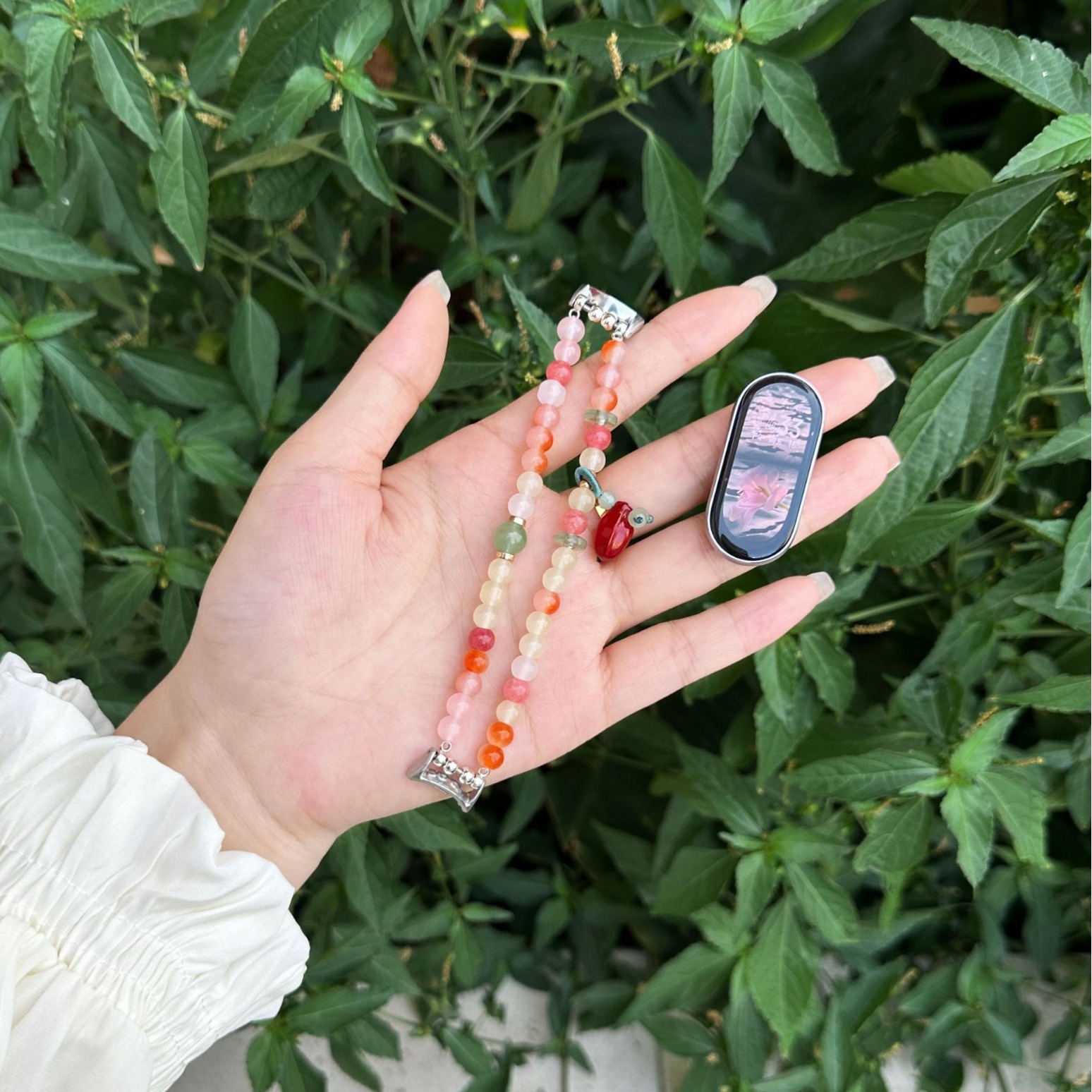 Manzhiqiong is suitable for mi band 9/8/7 strap 6/5/4/3 new Chinese watch chain NFC Guofeng summer women's style