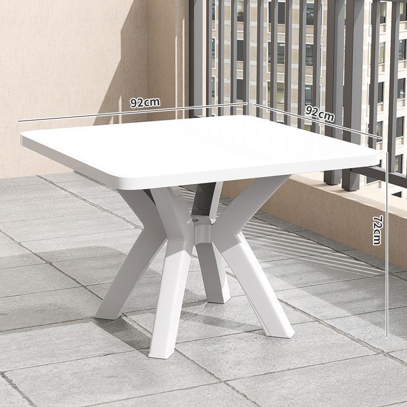 Picture of Thickened Plastic Table and Chair Set for Night Market Barbecue Stalls, Waterproof and Durable for Home Use, Suitable for Courtyard and Rental Houses