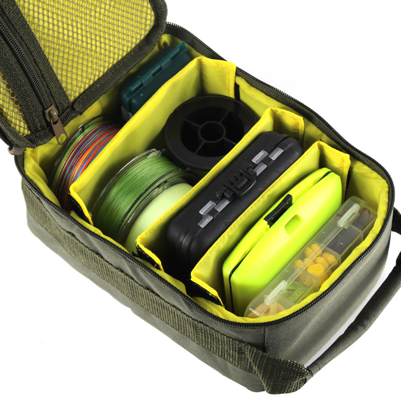 Picture of Bait bag fishing line bag AliExpress Amazon fishing gear bag fishing reel bag F87 compartment