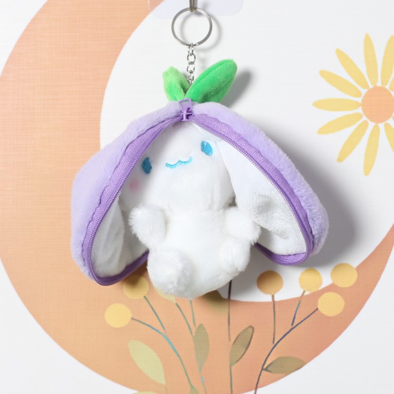Picture of Net red cute fruit turned rabbit plush toy doll jade GUI dog bag bag hanging doll wholesale