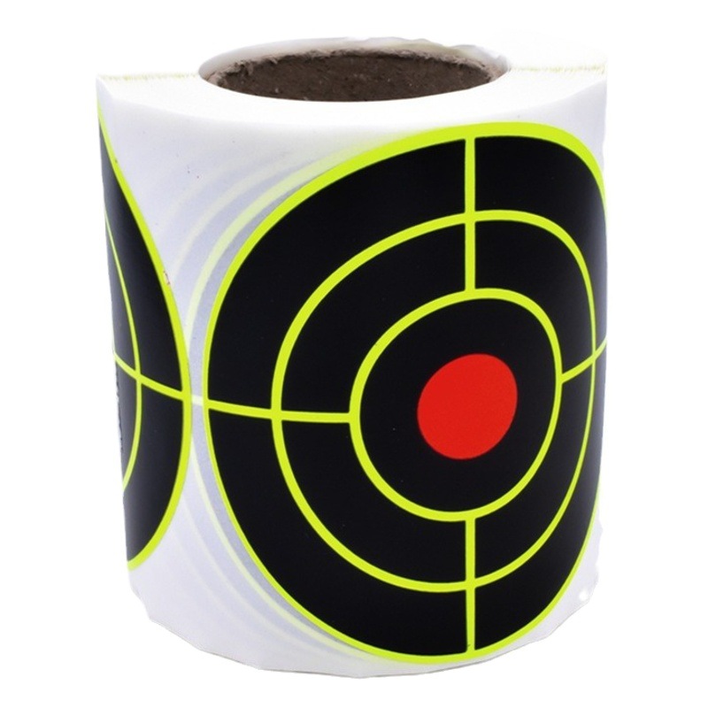 Ring-shaped arrow target paper self-adhesive shooting gun target paper practice round target sticker bow and arrow aiming splash target paper