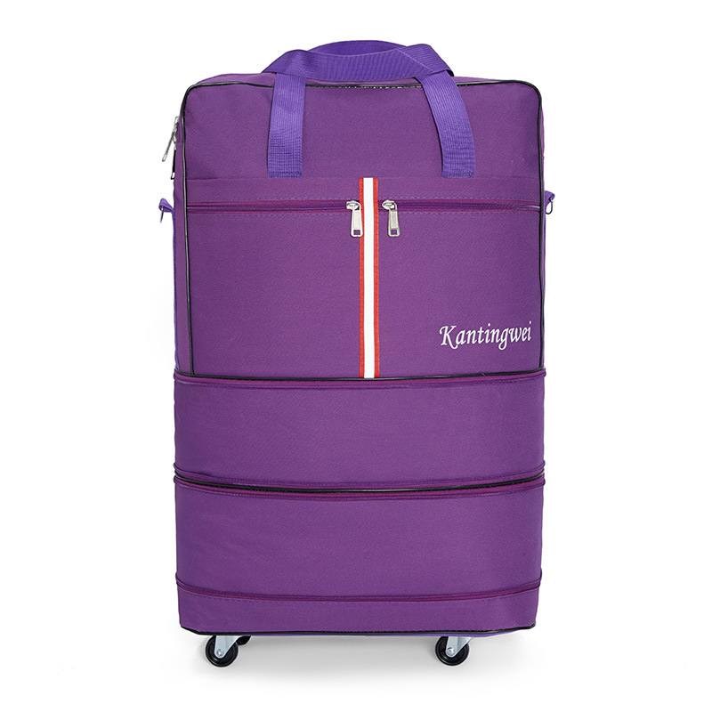 Picture of Factory direct new fluorescent strip can carry 24 inch upgraded version of soft Oxford canvas shipping bag large capacity Travel Bag