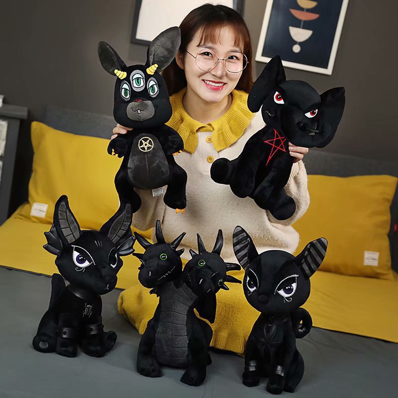 Picture of Dark plush toy doll fantasy lightning doll cartoon anime peripheral cool pentagram elephant rabbit