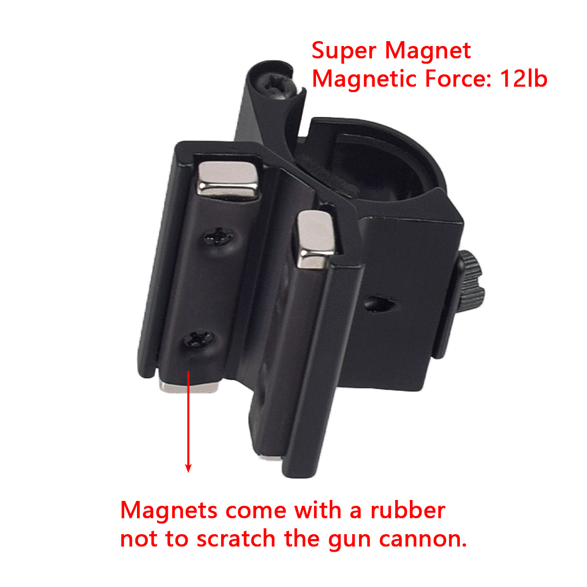 Picture of Outdoor tactical strong magnetic iron absorption bracket magnet electric collet quick release bracket Portée magnétique