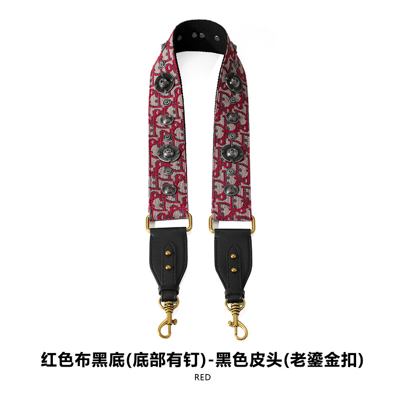 Picture of Mahuangshi MHS-F-66 Wide Bag with Canvas Shoulder Strap Shoulder Crossbody Cowhide Bag Accessories Bag Strap Comfortable D