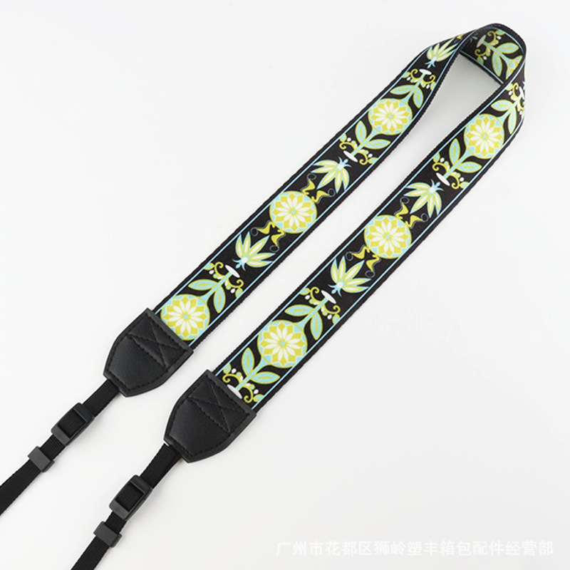 Picture of Micro single ethnic style shoulder strap camera strap 3.8cm thermal transfer lanyard micro single shoulder strap retro halter shoulder strap