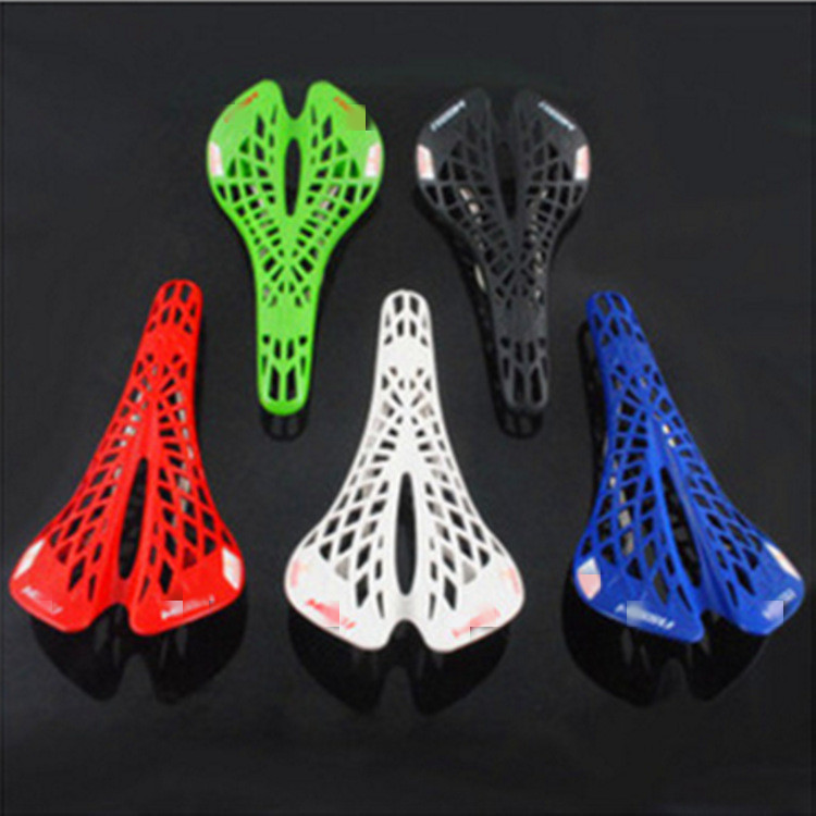 Picture of Bicycle Saddle, Shock-Absorbing Mountain Bike Seat Cushion, Colorfulful Cut Out Spider Web Saddle, Dead Fly Bicycle Seat Cushion