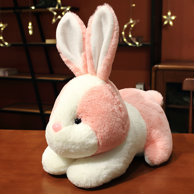 Picture of Cute Jade Rabbit Pillow Personalized Sofa Pillow Moon Rabbit Plush Toy Doll Girls Sleeping Doll