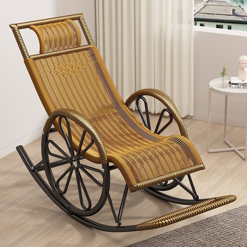 Picture of Household Rocking Chair Leisure Rocking Chair Creative Recliner Adult Leisure Chair Balcony Rattan Chair Internet-Fun Chair