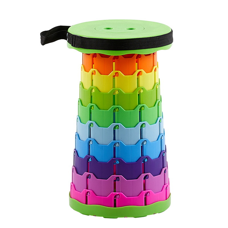 Picture of Outdoor Folding Stool Is Lightweight and Convenient, Telescopic Stool Is Easy to Carry, Outdoor Camping Stool Supports Cross-Border Spot Supply