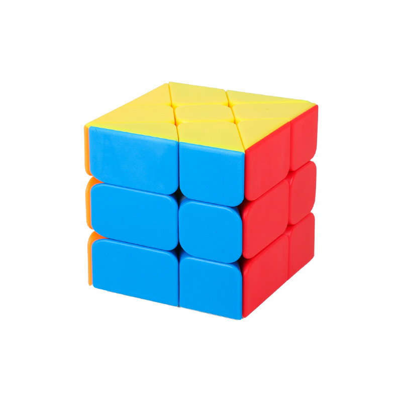 Picture of Magic Domain Culture Enchantment Dragon Wind Fire Color Wheel Rubik's Cube Three-step Alien Windmill Real Color Rubik's Cube Decompression Toy