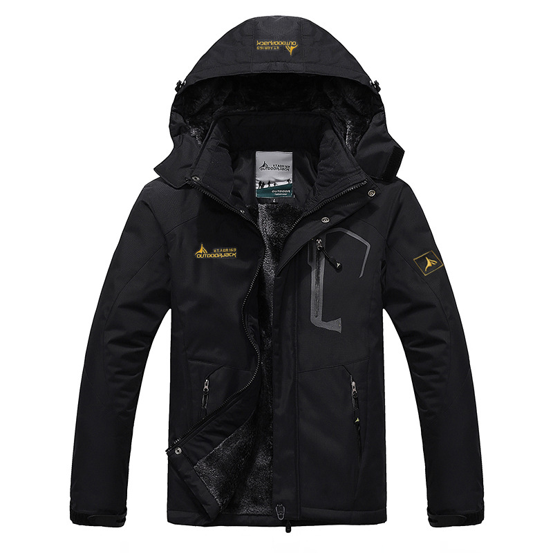 Picture of 2025 Amazon Outdoor Couple Jacket Large Size Velvet Thickened Windproof Mountaineering Cycling Warm Cotton Jacket