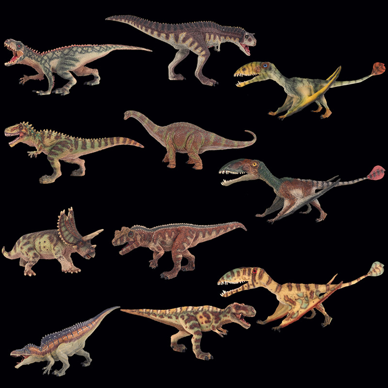 Picture of Cross Border Solid Dinosaur Model Toy Large High Ridge Dragon Horn Nose Dinosaur Toy Puzzle Model