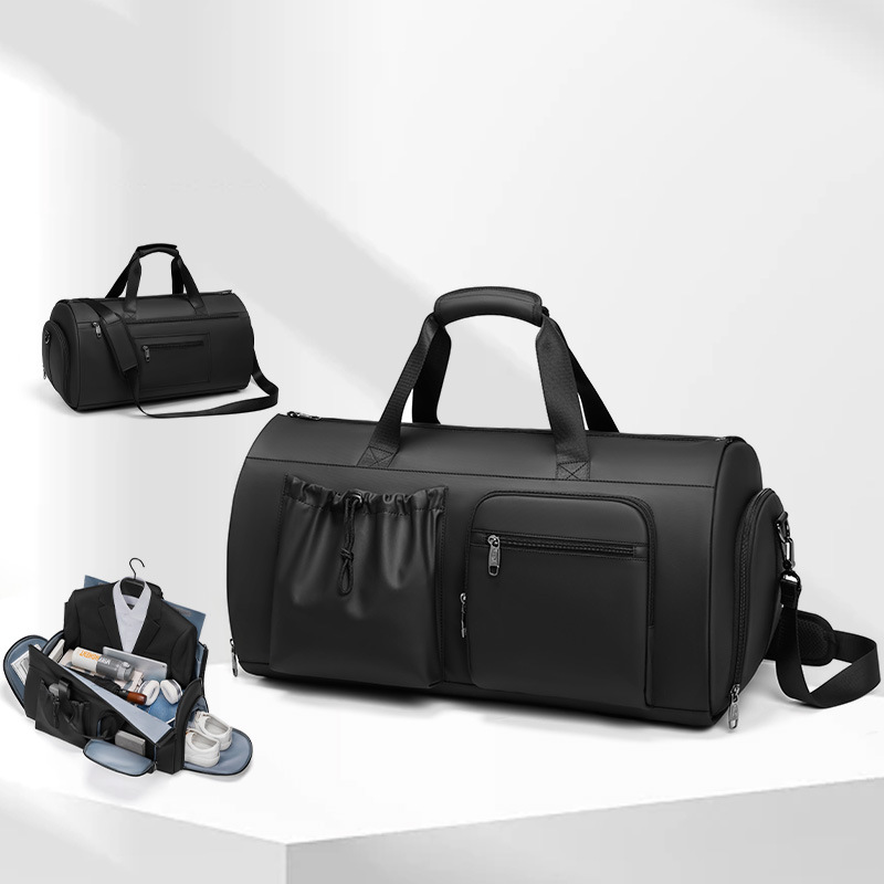 Multi-functional Dry and Wet Separation Travel Bag Large Capacity Business Travel Suit Bag Dress Suit Folding Luggage Bag