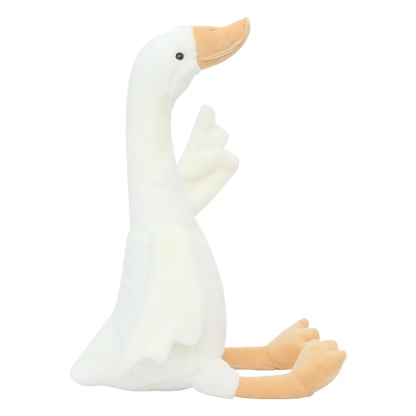 Simulation Swan Doll Creative Duck Animal Rag Doll Internet Celebrity Big White Goose Doll Plush Toy Gift