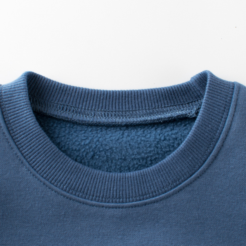 Picture of 27Kids children's clothing spring new 2024 Korean style children's sweater baby clothes round neck pullover one-piece delivery