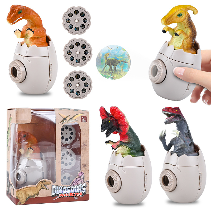 Picture of Starry Sky Projector Children's Multifunctional Cartoon Luminous Toy Dinosaur Egg Baby Educational Early Education Sleeping Story Machine