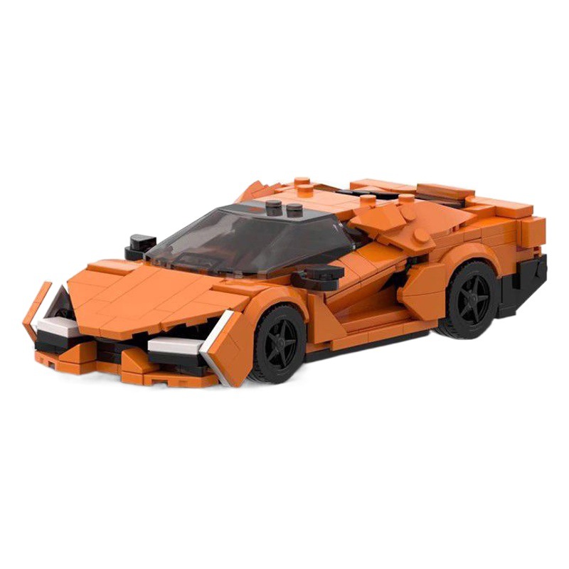 Compatible with Lego Sports car MOC-153888 hand-assembled building blocks suit Revuelto assembled car model Men