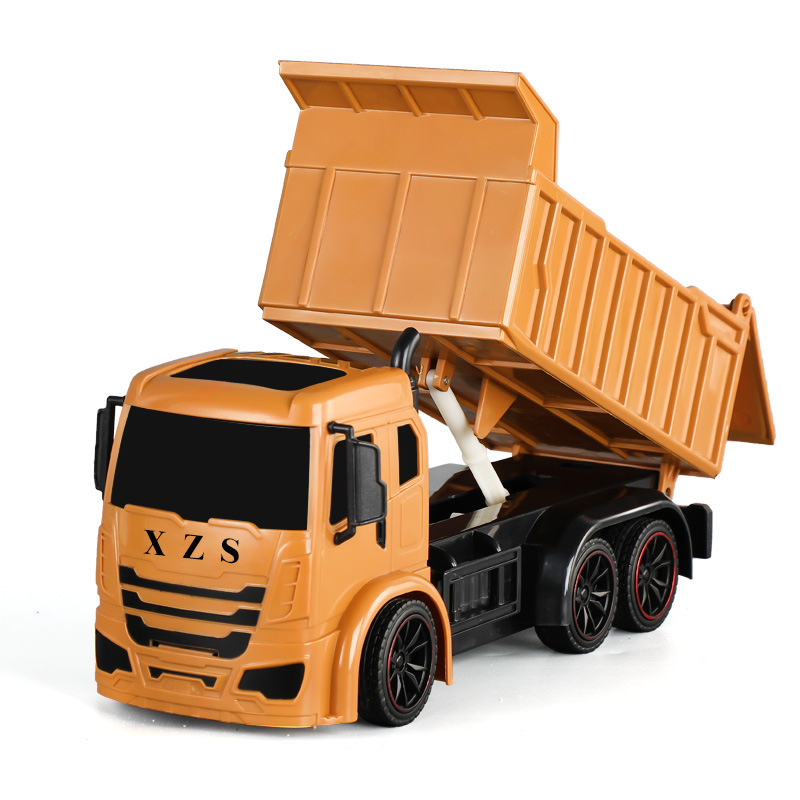 Picture of Electric 7-way remote control dump truck toy remote control children's excavator electric toy car engineering vehicle stall toy