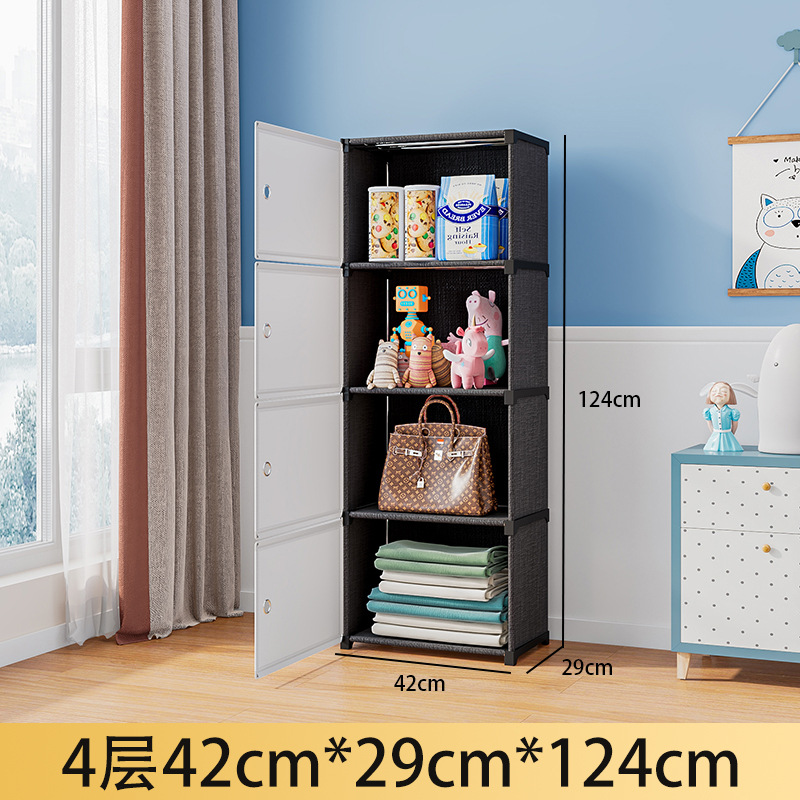 Picture of Installation-Free Children's Wardrobe Baby Baby Clothes Folding Storage Cabinet Household Bedroom Simple Wardrobe Storage Cabinet